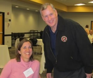 Christy Gregory with Mayor Greg Ballard
